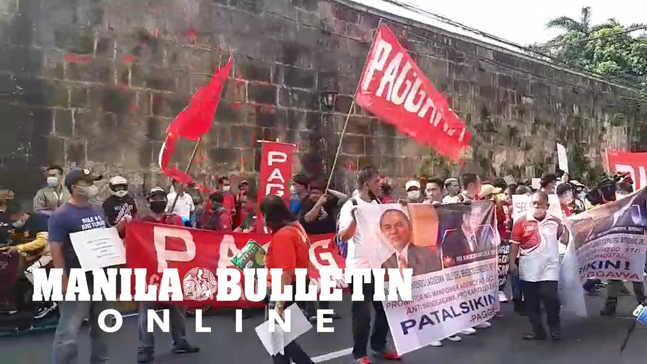 PAGGAWA protest in front of DOLE, calling DOLE Secretary Laguesma to drop the Department Order No. 174