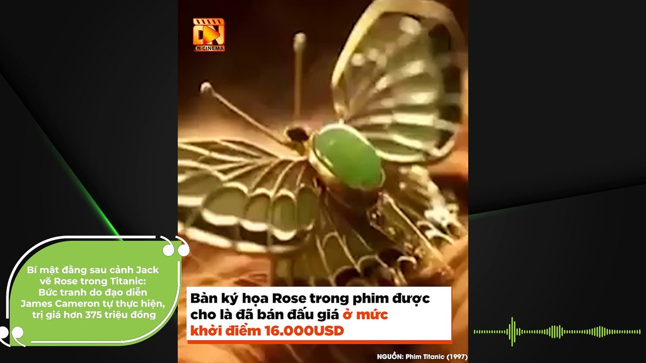 Bí mật đằng sau cảnh Jack vẽ Rose trong Titanic: Bức tranh do đạo diễn James Cameron tự thực hiện, trị giá hơn 375 triệu đồng | Điện Ảnh Net