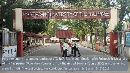 LTO NCR East - Free TDC (Polytechnic University of the Philippines)