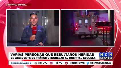 Una pareja ingresa al Hospital Escuela tras ser atropellada en Marale, F.M.