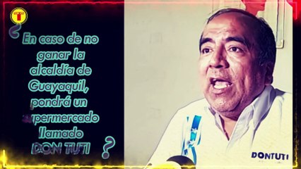 DON TUTI MANTIENE UNA ALEGRÍA Y ESTA ES ESPONTÁNEA EN CADA EXPRESIÓN SOBRE LA POLÍTICA