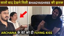 Archana's Maid Bhagyashree Blows Kisses To Aaryamann Sethi, Blushes On Camera After Being Caught