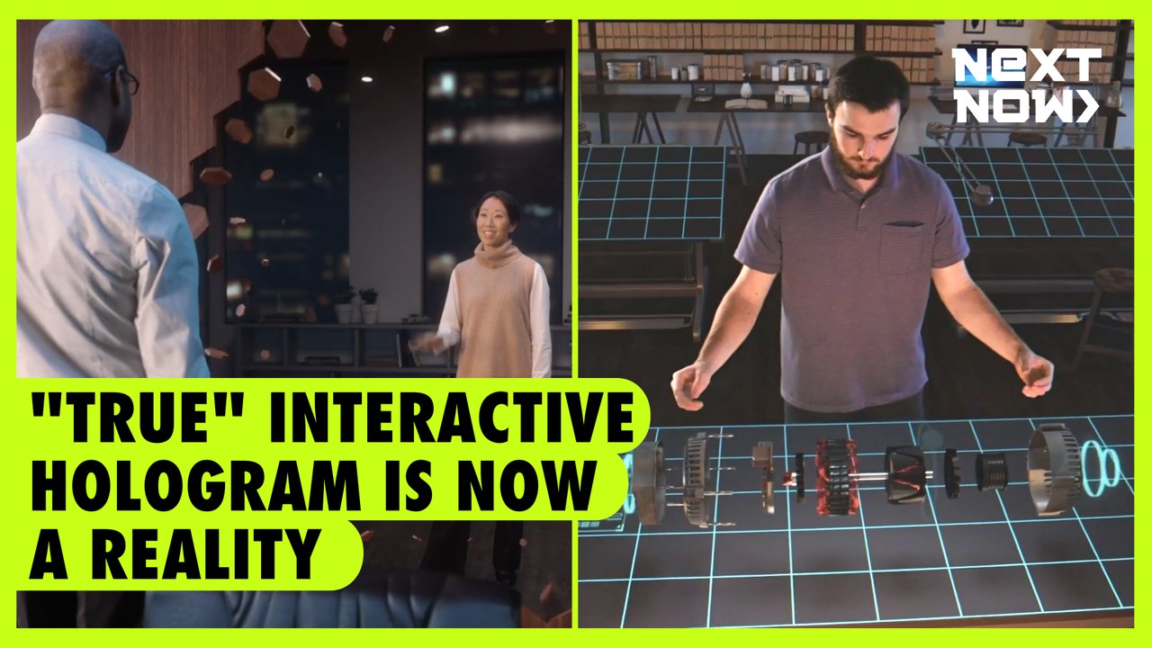 "True" interactive hologram is now a reality | NEXT NOW
