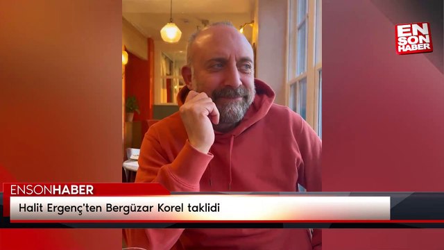 Halit Ergenç'ten Bergüzar Korel taklidi