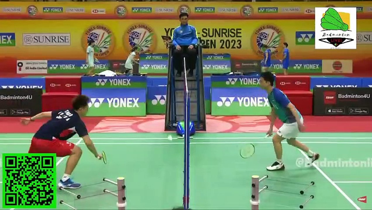 Kevin Sanjaya Sukamoljo/Marcus Fernaldi Gideon vs Ren Xiang Yu/Tan Qiang | R16 | India Open 2023