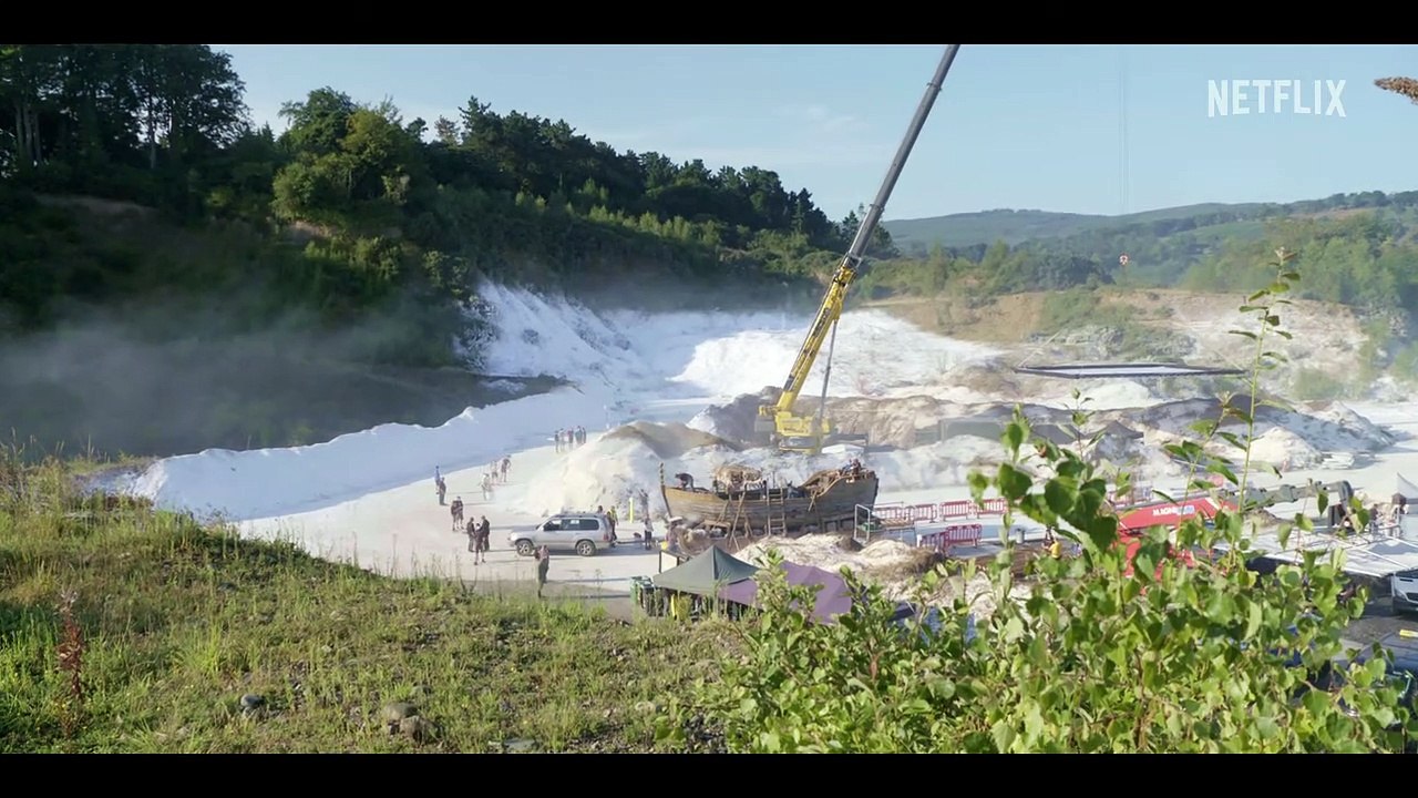 Vikings Valhalla Season 2   Behind the Scenes Ice River   Netflix