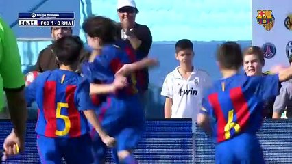 Así fue la primera exhibición de Gavi en un mini-clásico / FCB