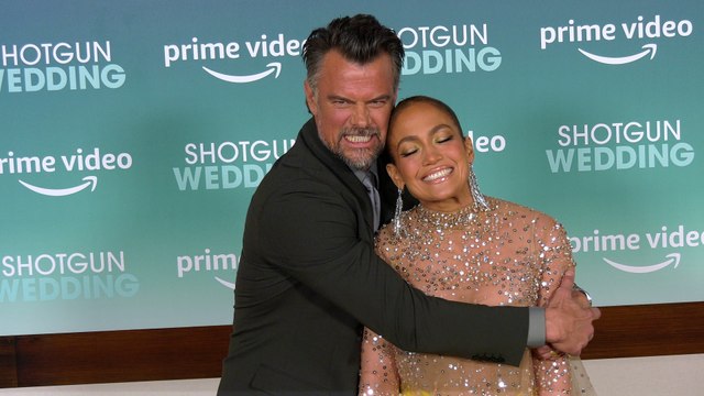 Josh Duhamel and Jennifer Lopez Shotgun Wedding Los Angeles Premiere Arrivals