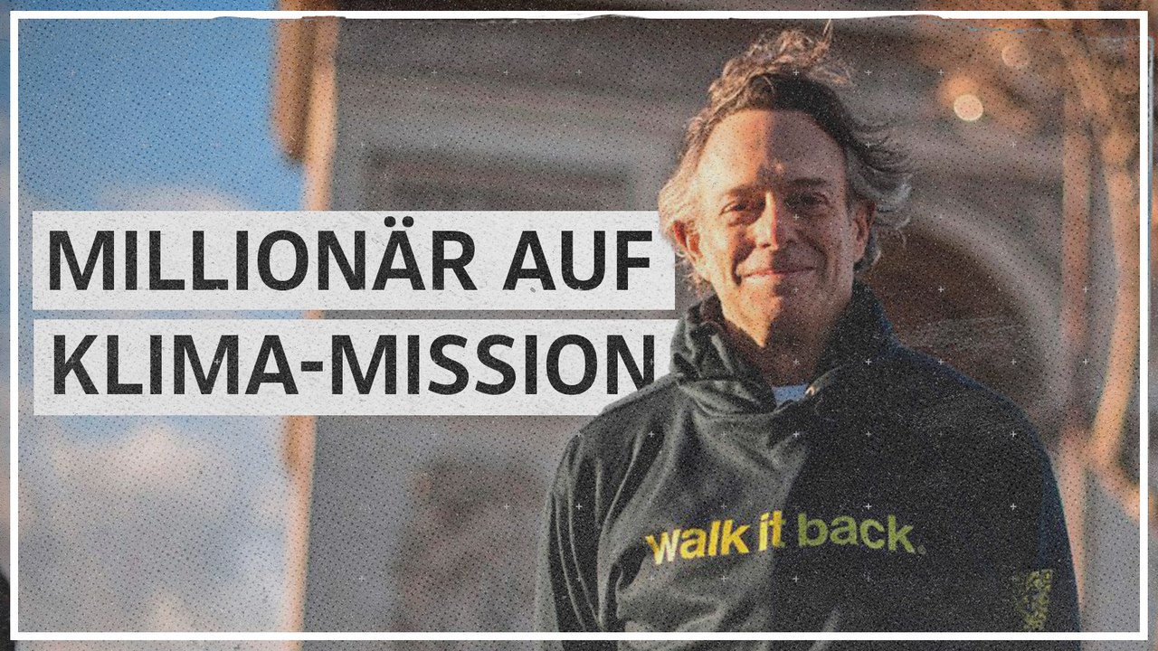 Millionär will Klimaschuld begleichen: „Sieben Millionen Schritte“