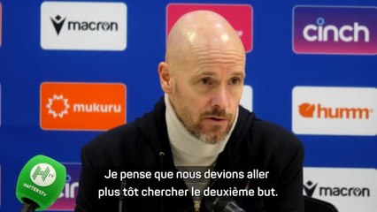 7e j. (en retard) - ten Hag déçu : “Un moment de malchance”