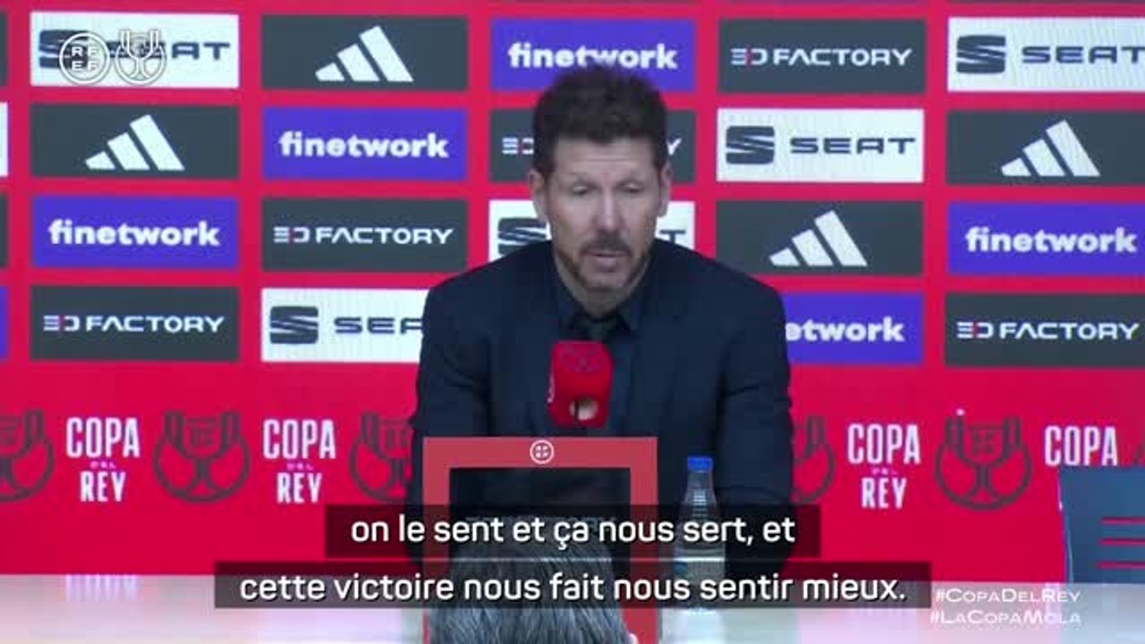Atlético - Simeone : “Continuer dans cette tendance à la hausse”