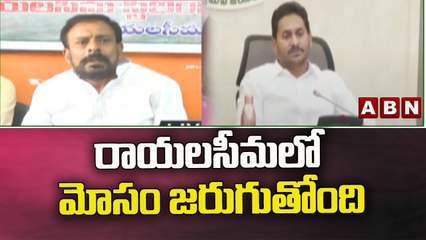 రాయలసీమ లో మోసం జరుగుతోంది - Byreddy Rajasekhar Reddy Sensational Comments | ABN Telugu