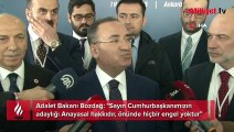 Bakan Bozdağ'dan Erdoğan'ın adaylığıyla ilgili açıklama