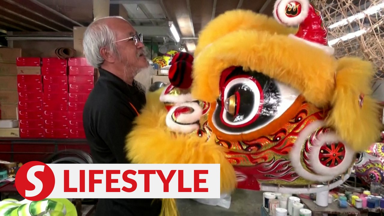 Malaysian artisans keep lion-head making tradition alive for Lunar New Year