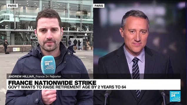 France hit by nationwide strike as unions fight Macron's pension reform