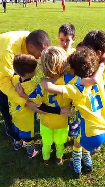 Nos U7 avant un match