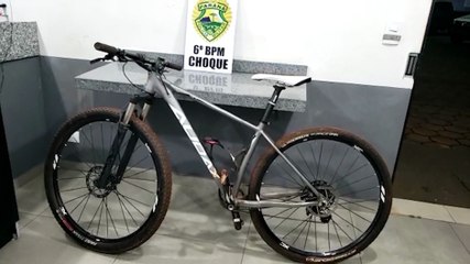 Bike furtada no domingo é recuperada pela Choque no Cascavel Velho