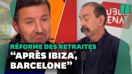 « Après Ibiza, Barcelone » , Martinez et Besancenot regrettent l’absence de Macron à l’heure de la grève