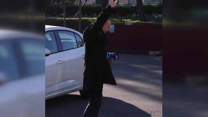 Trabzonspor taraftarı, hayranı olduğu Bakasetas ile buluştu