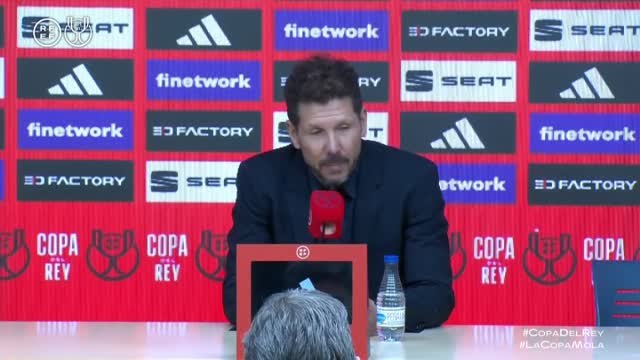 Simeone: Nos hace bien esta victoria, necesitamos el sábado estar todos juntos