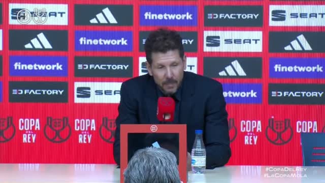 Simeone: "Nos hace bien esta victoria, necesitamos el sábado estar todos juntos"