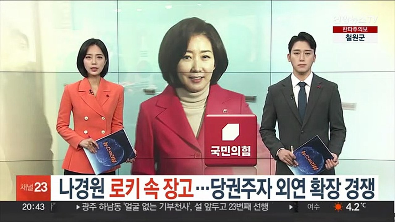 나경원, 로키 이어가며 장고 계속…당권주자들은 외연 확장 경쟁