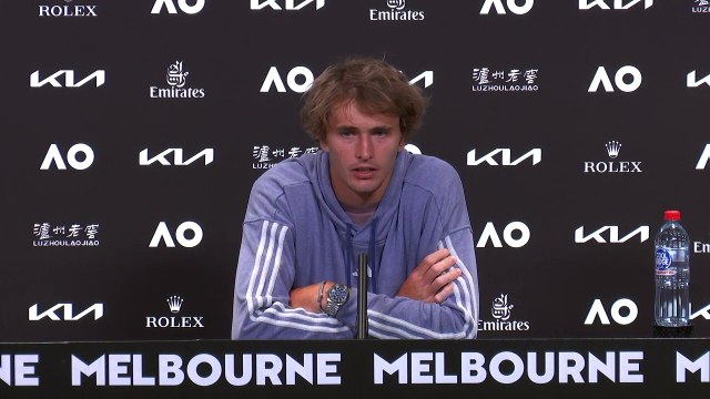 Open d'Australie 2023 - Alexander Zverev : Ich bin ohne Erwartungen hierher gekommen, ohne Tor, es war ein guter Test für mich dieses Turnier mit bereits einem Spiel in fünf Sätzen. Ich weiß, wie ich körperlich gekommen bin