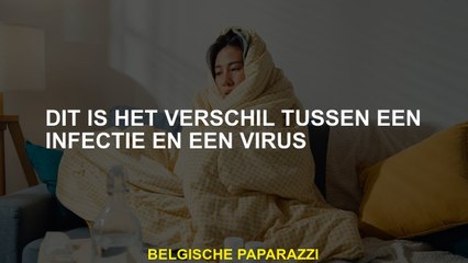 Dit is het verschil tussen een infectie en een virus