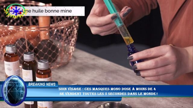 Soin visage : ces masques mono dose à moins de 4 se vendent toutes les 5 secondes dans le monde !