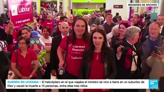La primera ministra de Nueva Zelanda, Jacinda Ardern, dará un paso al costado