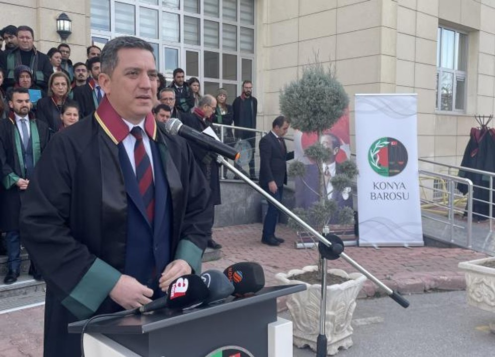 TBB Başkanı Sağkan, Konya Barosu Başkanı Unkur'u ziyaret etti