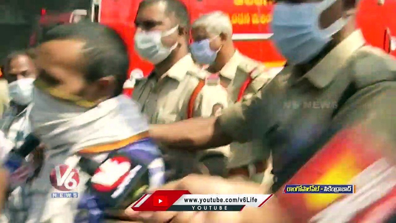 Man Rescued From Secunderabad Fire Mishap | V6 News