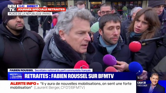 Fabien Roussel: Ce ras-le-bol généralisé, il s’exprime aujourd’hui , affirme le secrétaire national du Parti communiste français