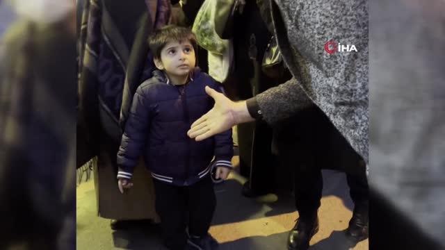 Minik çocuktan Başkan Bahadır'a gülümseten su fırçası: Suyumuzu sen mi kestin