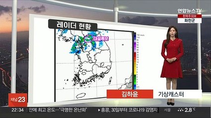 [생활날씨] 중북부 대설주의보…황사 유입, 미세먼지↑