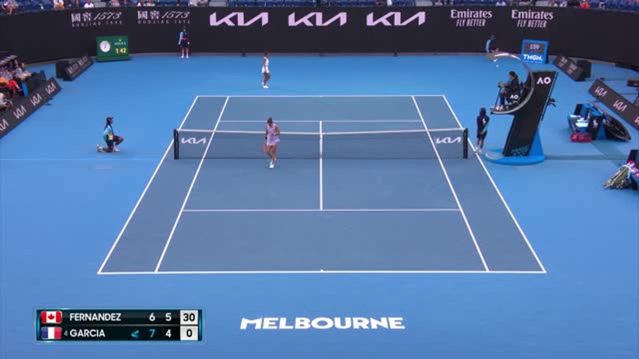 Open d'Australie - Garcia bataille mais passe au 3e tour