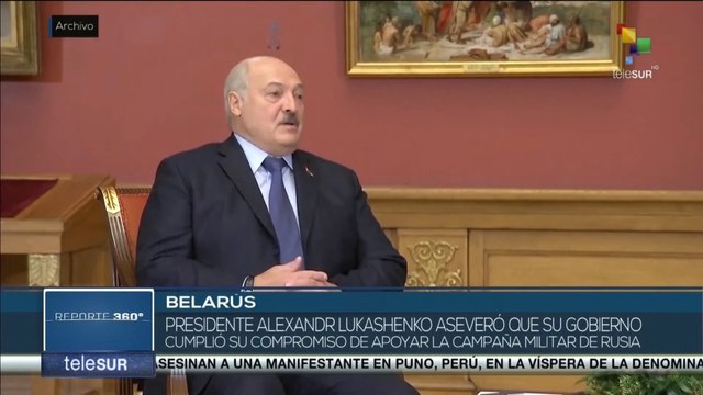 Reporte 360° 19-01: Pdte. de Belarús reitera apoyo a operación militar rusa en Ucrania