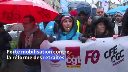France: forte mobilisation contre la réforme des retraites