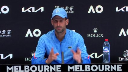 Open d'Australie 2023 - Novak Djokovic on his injury : "I am worried. I mean, I cannot say that I'm not. I have reason to be worried"