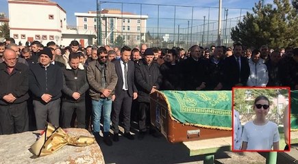 Kanseri yenip, kazada ölen liseli Rabia toprağa verildi