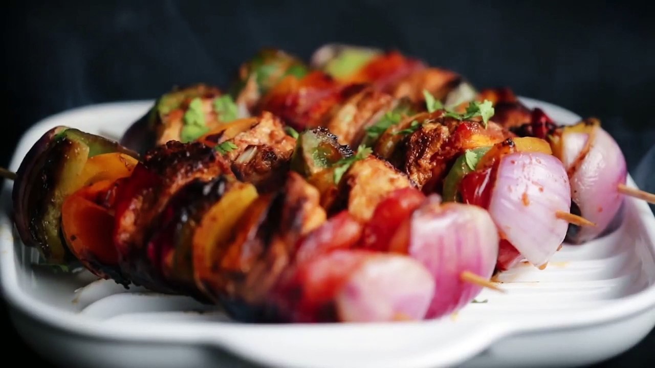 BBQ chicken shashlik