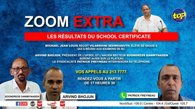 Zoom Extra : pleins feux sur les résultats du School Certificate