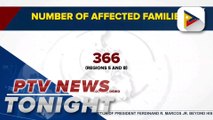 Over 360 families in Regions 5, 8 affected by earthquake