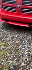 Raccoon Plays Peekaboo From Under Car