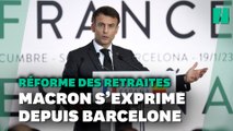 « Il est légitime que le désaccord s'exprime », mais... Macron réagit depuis l'Espagne aux grèves du 19 janvier