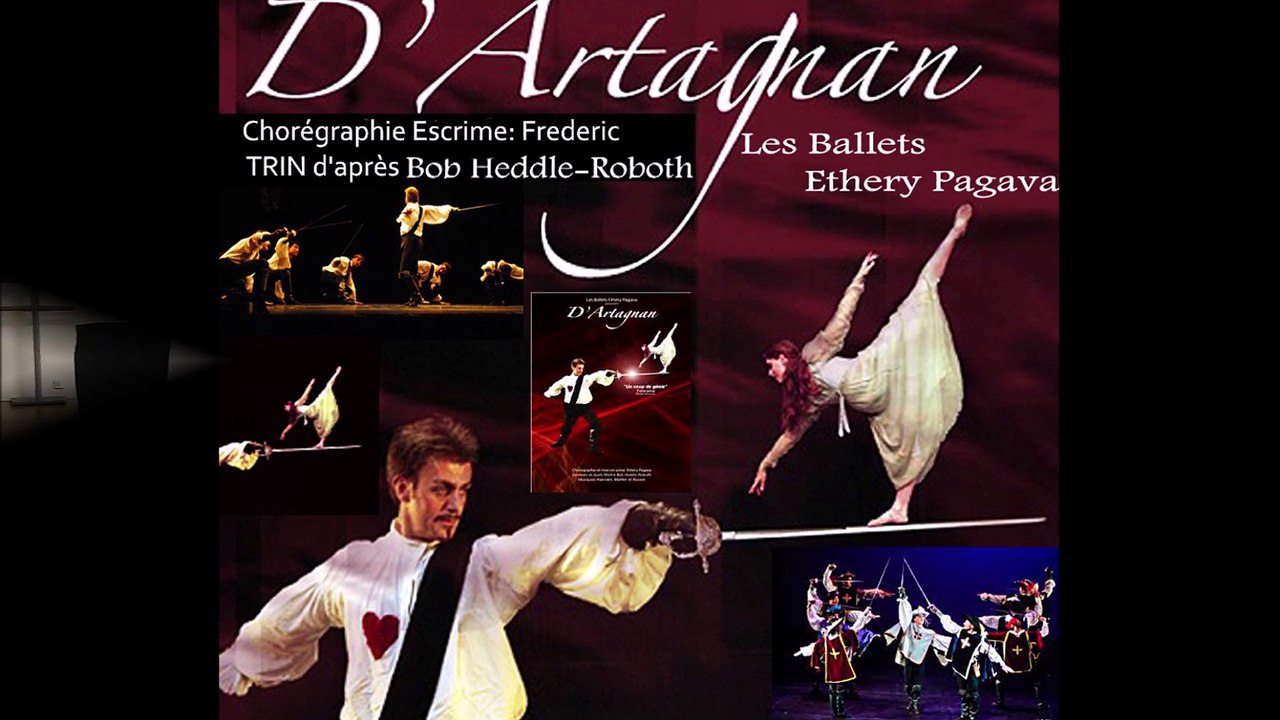 Chorégraphies Escrime et Danse, répétitions D'Artagnan. Frédéric TRIN