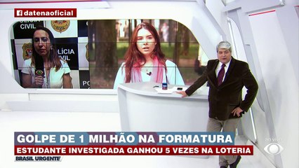 Golpista da USP ganhou 5 vezes na loteria 19/01/2023 13:00:09