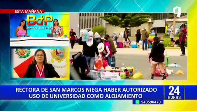 Rectora de la UNMSM: Habrían influencias políticas detrás de la toma de la casa de estudios