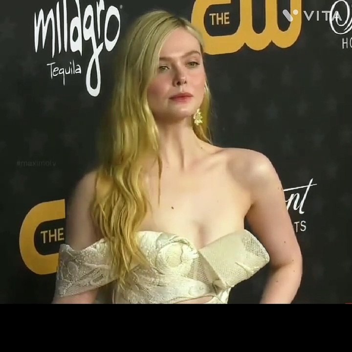 Elle Fanning stuns at Critics Choice Awards Red Carpet 2023