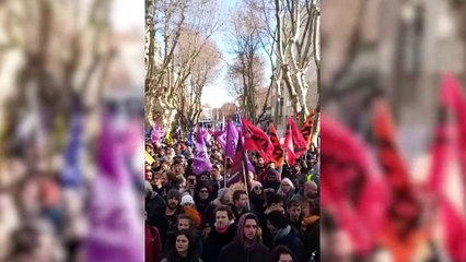 Primera jornada de movilizaciones en Francia contra la reforma de pensiones